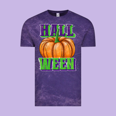 Hall O Ween Vintage Tee Designed By Jahusdesignshop