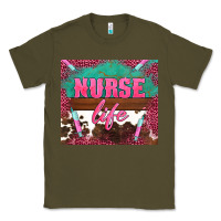 Army Green western nurse life needle Classic Tee - BarkalooDesign