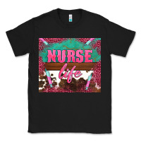 Black western nurse life needle Classic Tee - BarkalooDesign