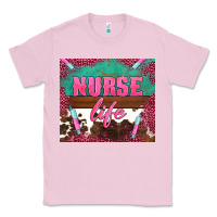 Bubblegum Pink western nurse life needle Classic Tee - BarkalooDesign