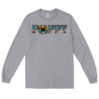Heather Grey poppy cowhide sunflower Long Sleeve Tee - Jasminsmagicworld