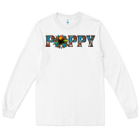 White poppy cowhide sunflower Long Sleeve Tee - Jasminsmagicworld