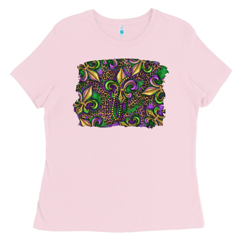 Mardi Gras Fleur De Lis Ladies Tee by RanaPortraitStore | Teevron