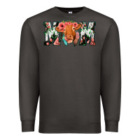 Smoke Cowhide Floral Feather Cow Mom Premium Sweatshirt - Bettercallsaul