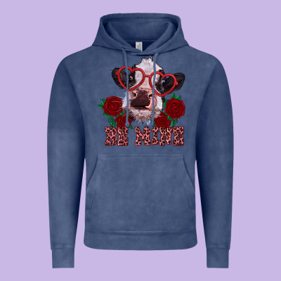 Be Mine Valentine's Day Calf Vintage Hoodie Designed By Ranaportraitstore