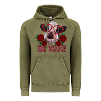 Vintage Olive be mine valentine's day calf Vintage Hoodie - RanaPortraitStore