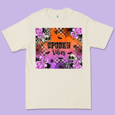Spooky Vibes Premium Tee Designed By Texasbilliewilder