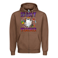 Spooky Teacher Zipper Hoodie | Teevron
