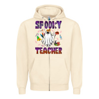 Sandshell spooky teacher Zipper Hoodie - NancyCooperArtShop