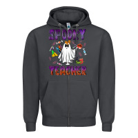 Smoke spooky teacher Zipper Hoodie - NancyCooperArtShop