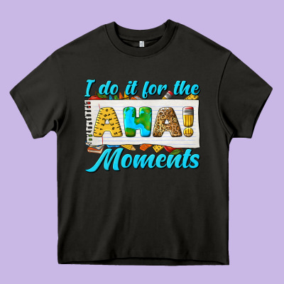 I Do It For The Aha Moments Heavy Core Tee Designed By Texasbilliewilder
