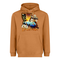 Meerkat louisiana  sunset map magnolia Heavyweight Hoodie - BarkalooDesign