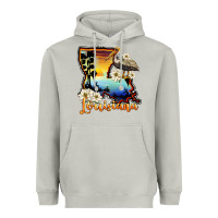 Moon Dust louisiana  sunset map magnolia Heavyweight Hoodie - BarkalooDesign