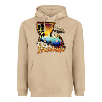 Mushroom louisiana  sunset map magnolia Heavyweight Hoodie - BarkalooDesign