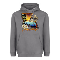 Storm louisiana  sunset map magnolia Heavyweight Hoodie - BarkalooDesign