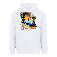 White louisiana  sunset map magnolia Heavyweight Hoodie - BarkalooDesign