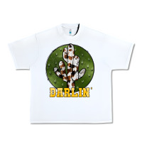 White cowhide darlin Urban Heavy Tee - JahusDesignShop