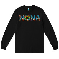 Black nana cowhide sunflower Long Sleeve Tee - Jasminsmagicworld