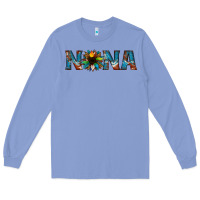 Colony Blue nana cowhide sunflower Long Sleeve Tee - Jasminsmagicworld