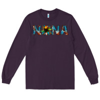 Plum nana cowhide sunflower Long Sleeve Tee - Jasminsmagicworld