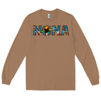 Toasted Coconut nana cowhide sunflower Long Sleeve Tee - Jasminsmagicworld