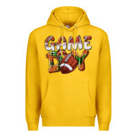 Lemon Game day leopard Football Premium Hoodie - NancyCooperArtShop