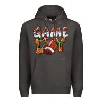 Smoke Game day leopard Football Premium Hoodie - NancyCooperArtShop