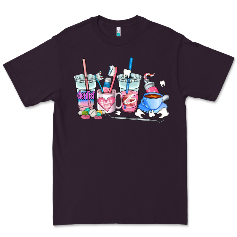Dentist Coffee Cups Premium Tee by AdoDesignShop | Teevron