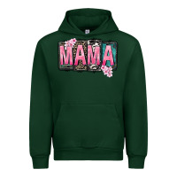 Forest Green Mama vibes Mother's Day Urban Hoodie - CowGirlArtShop