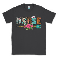 Smoke western nurse arrow floral Classic Tee - BarkalooDesign