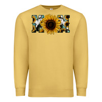 Antique Gold Sunflower Turquoise Cowhide Mom Premium Sweatshirt - Bettercallsaul