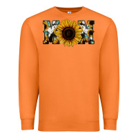Carrot Sunflower Turquoise Cowhide Mom Premium Sweatshirt - Bettercallsaul