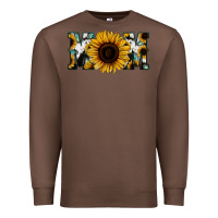 Chestnut Sunflower Turquoise Cowhide Mom Premium Sweatshirt - Bettercallsaul