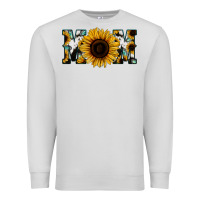 Dove Grey Sunflower Turquoise Cowhide Mom Premium Sweatshirt - Bettercallsaul