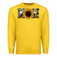 Lemon Sunflower Turquoise Cowhide Mom Premium Sweatshirt - Bettercallsaul
