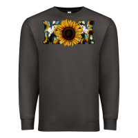 Smoke Sunflower Turquoise Cowhide Mom Premium Sweatshirt - Bettercallsaul