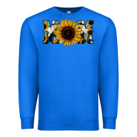 True Royal Sunflower Turquoise Cowhide Mom Premium Sweatshirt - Bettercallsaul