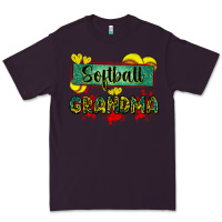 Plum softball grandma with leopard Premium Tee - Zillion Design Studio
