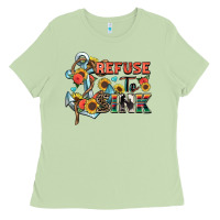 Matcha refuse to sink Ladies Tee - Zillion Design Studio