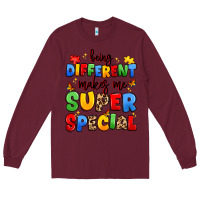 Burgundy being different makes me super special Long Sleeve Tee - JahusDesignShop
