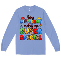 Colony Blue being different makes me super special Long Sleeve Tee - JahusDesignShop