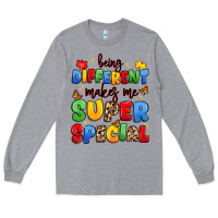 Heather Grey being different makes me super special Long Sleeve Tee - JahusDesignShop