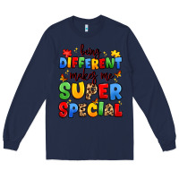 Navy being different makes me super special Long Sleeve Tee - JahusDesignShop