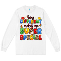 White being different makes me super special Long Sleeve Tee - JahusDesignShop