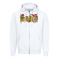 Canned Pickles Christmas Light Zipper Hoodie | Teevron