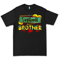 Black softball brother Premium Tee - Zillion Design Studio