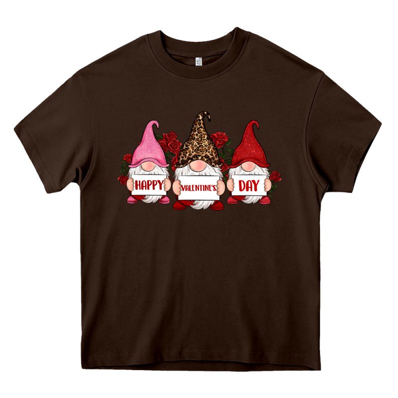 Happy Valentine's Day Dno Es With Rose Heavy Core Tee by RanaPortraitStore | Teevron