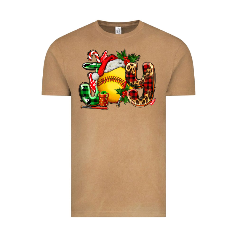 Joy With Softball Vintage Tee by AdoDesignShop | Teevron