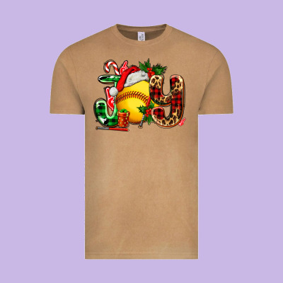 Joy With Softball Vintage Tee Designed By Adodesignshop