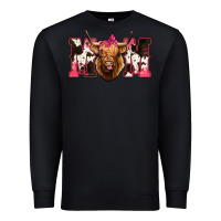 Black Highland Cow Mom Premium Sweatshirt - Bettercallsaul